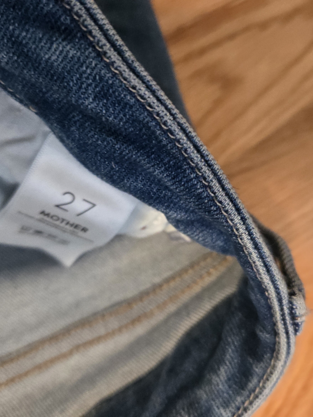 Classic High-Rise Wide Leg Blue Jeans - Picture 4 of 7